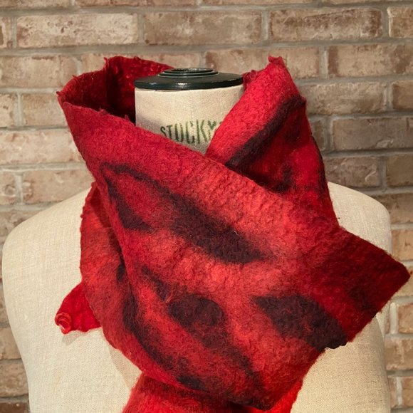 Hand Felted Scarf - Picture 4 of 4